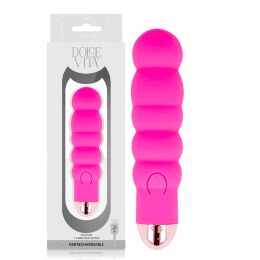 DOLCE VITA - RECHARGEABLE VIBRATOR SIX PINK 7 SPEEDS 2